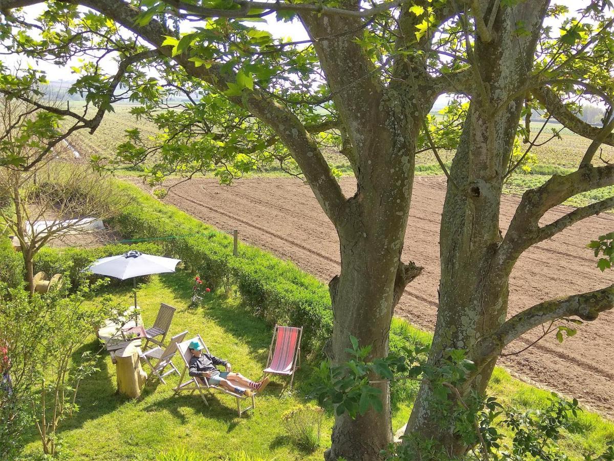 La Grange Aux Lievres, Gites Kerdoel Cleder Bagian luar foto