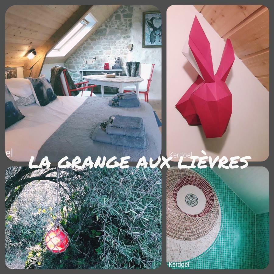 La Grange Aux Lievres, Gites Kerdoel Cleder Bagian luar foto